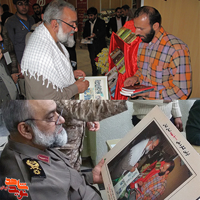 تصایر قبل از شهادت و بعد از شهادت؛ شهید مدافع حرم حامد کوچک زاده در کنار سردار نقدی تصایر قبل از شهادت و بعد از شهادت؛ شهید مدافع حرم حامد کوچک زاده در کنار سردار نقدی