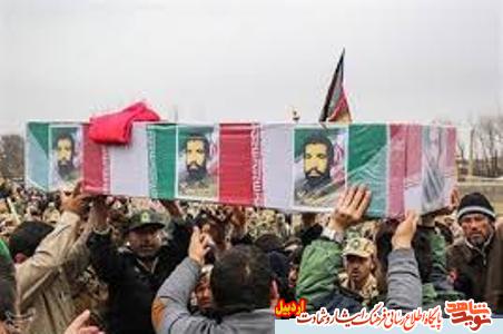 پیکر شهید تازه تفحص شده در زادگاهش اردبیل تشییع شد پیکر شهید تازه تفحص شده در زادگاهش اردبیل تشییع شد