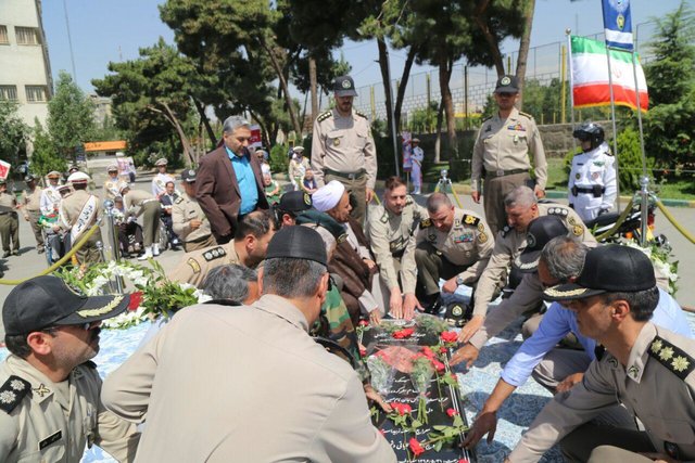 جانبازان ارتشی میهمان  پادگان فرماندهی دژبان شدند