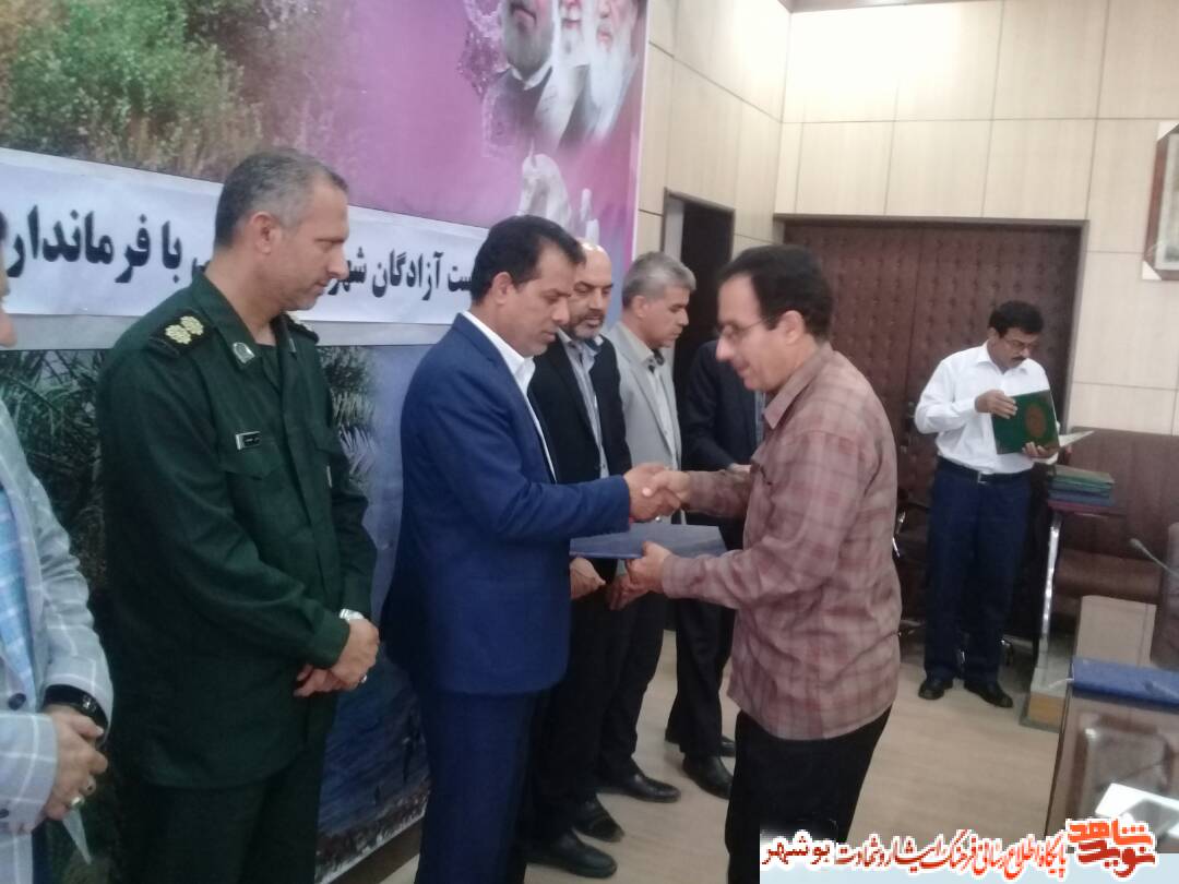 آزادگان دشتی تجلیل شدند