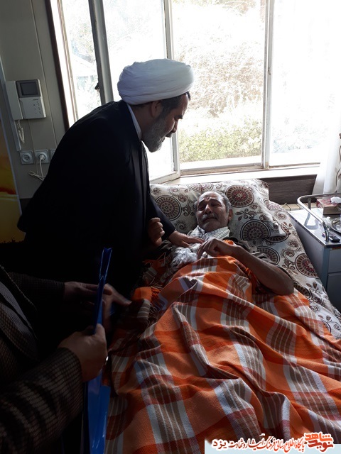 عیادت از ایثارگران بستری به مناسبت روز جانباز عیادت از ایثارگران بستری به مناسبت روز جانباز