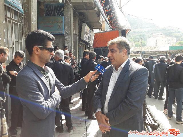 مراسم تشييع پیکر شهید «ولی الله صدرایی» در سوادكوه برگزار شد مراسم تشييع پیکر شهید «ولی الله صدرایی» در سوادكوه برگزار شد