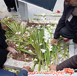 پیکر جانباز شهید کبیری در آرامگاه ابدیاش آرام گرفت پیکر جانباز شهید کبیری در آرامگاه ابدیاش آرام گرفت