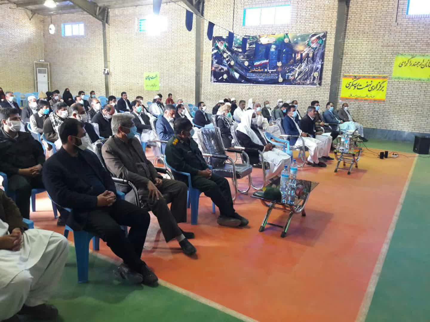 برگزاری یادواره شهدای جالق در شهرستان سراوان