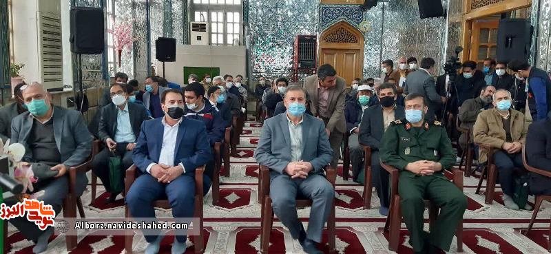 آیین رونمایی از فازدوم گلزار شهدا و کلنگ زنی خانه شهید و موزه شهدا برگزار شد
