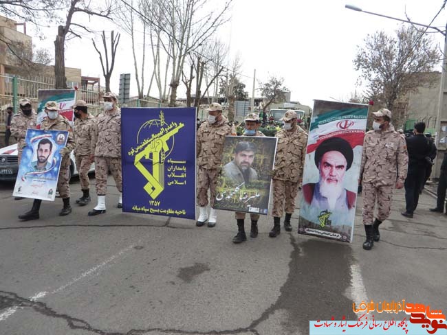 گزارش تصویری | مراسم تشییع پیکر سردار علیرضا گل محمدی با حضور انبوه جمعیت در میانه برگزار شد.