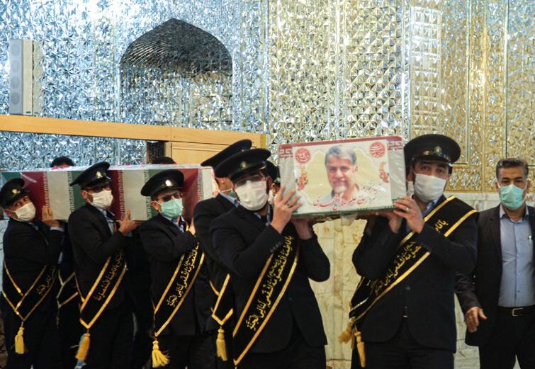 گزارش تصویری | آخرین وداع با پیکر شهید «علیرضا گلمحمدی» در شهر مقدس قم