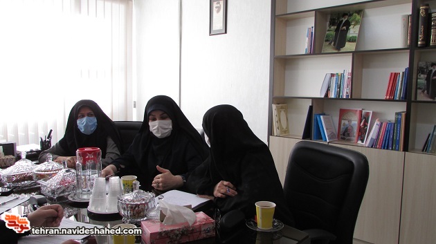 جلسه کارگروه خانواده مقابله با کرونا بنیاد شهید