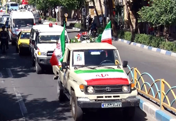 پیکر شهید مدافع حرم 