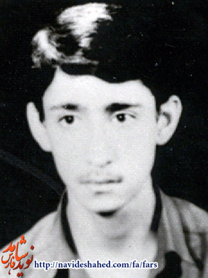 گل سرخ روسری آبی