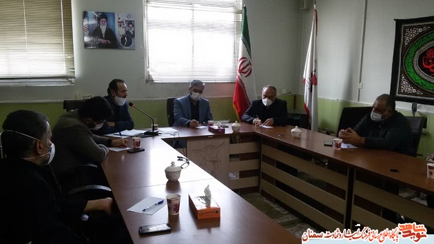دیدار اعضای انجمن شهدای زنده با فرماندار شهرستان سمنان دیدار اعضای انجمن شهدای زنده با فرماندار شهرستان سمنان