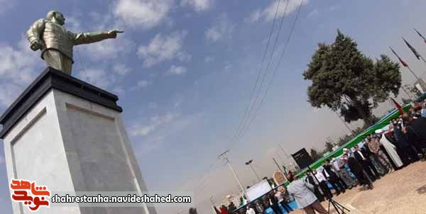 رونمایی تندیس سردار شهید سلیمانی در شهرقدس رونمایی تندیس سردار شهید سلیمانی در شهرقدس
