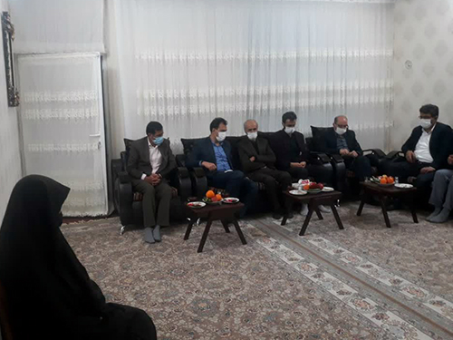 دیدار از خانواده شهید مدافع حرم «مهدی دهقان» به مناسبت سالگرد شهادتش
