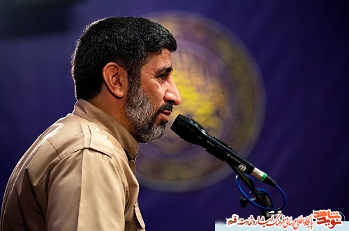 وداع با پیکر مطهر شهید مدافع حرم«سید کاظم حسینی»