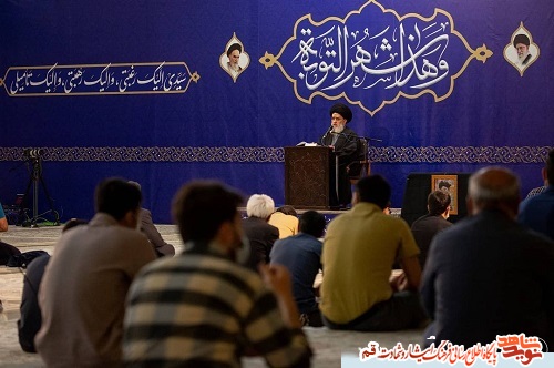 وداع با پیکر مطهر شهید مدافع حرم«سید کاظم حسینی»