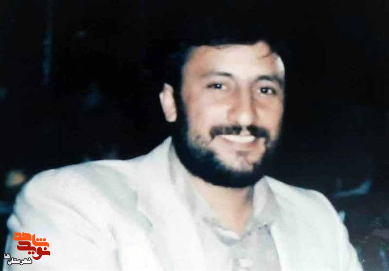 اعلام پیکر مطهر بسیجی شهید 