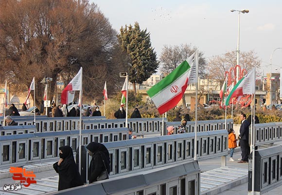 جشن دیدار با پدران آسمانی در گلزار شهدای قزوین به روایت تصویر