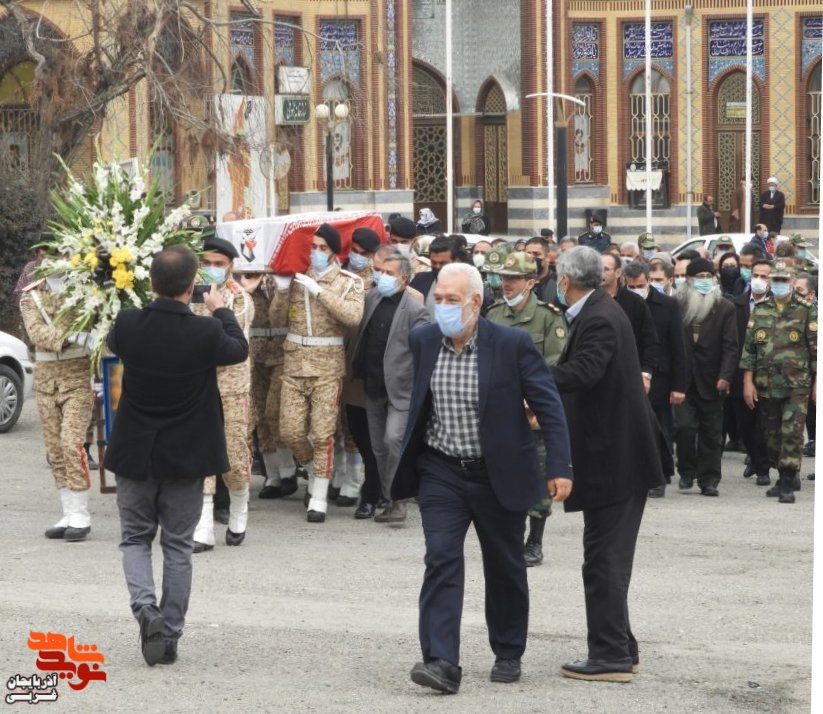 گزارش تصویری/ تشییع پیکر جانباز گرانقدر ۷۰ درصد «حسن یوسفی دیزج»