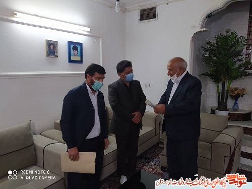 دیدار رئیس بنیاد شهید کوهدشت با خانواده شهدا و جانبازان