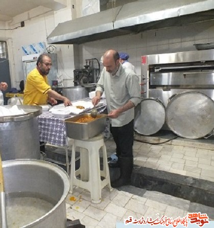 رزمایش همدلی علی یاوران در هیات فاطمیون قم برگزار می شود
