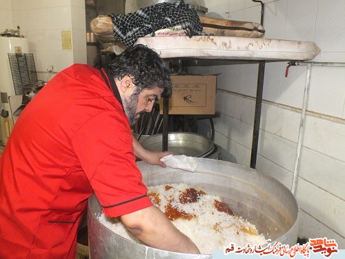رزمایش همدلی علی یاوران در هیات فاطمیون قم برگزار می شود