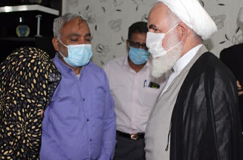 دیدار امام جمعه کاشان با خانواده شهدای دفاع مقدس، مدافع امنیت و جانبازان