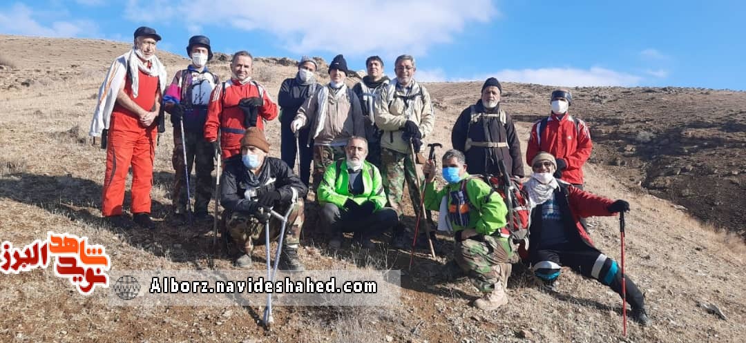 زوایای صعود و فتح گروه کوهنوردی جانبازان استان البرز