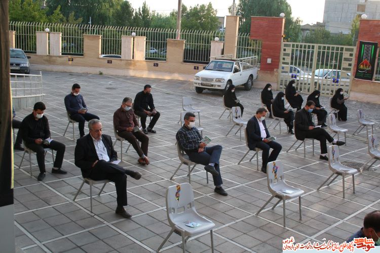 گزارش تصویری/برپایی مراسم پر فیض زیارت عاشورا 
