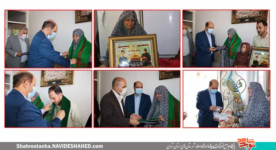 تجلیل از مادر شهیدان مدافع حرم«سید اسحاق و سید محمد موسوی»