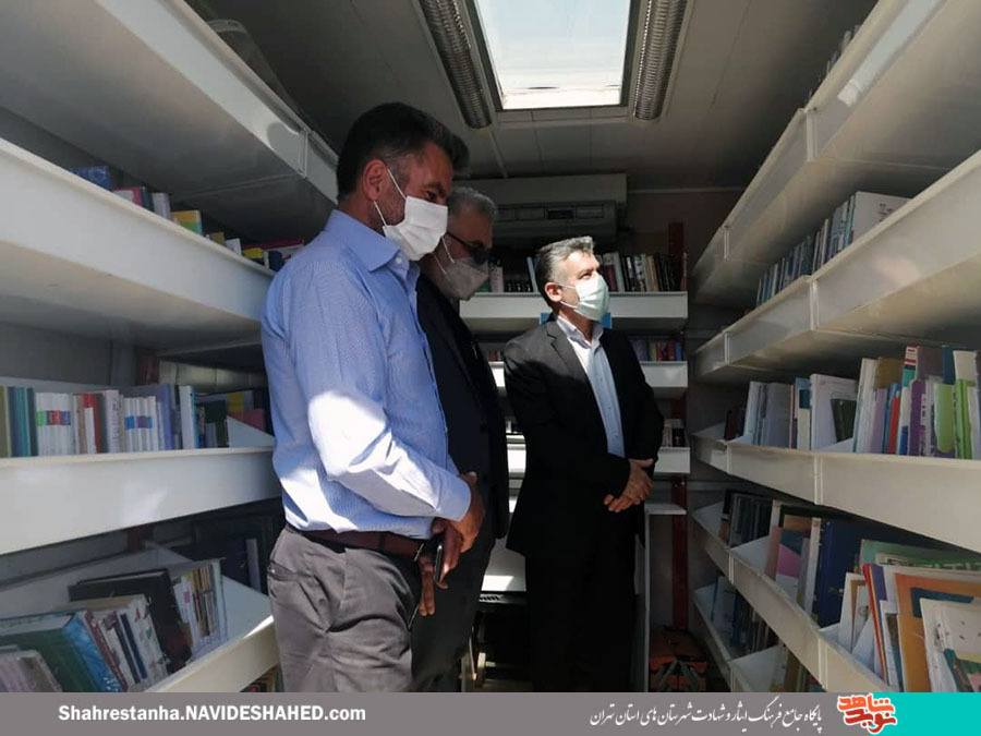 معاون فرهنگی و آموزشی شهرستان‌های استان تهران از کتابخانه‌های شهرستان فیروزکوه بازدید کرد