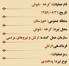 عملیات های هشت سال دفاع مقدس (شهریور ماه)