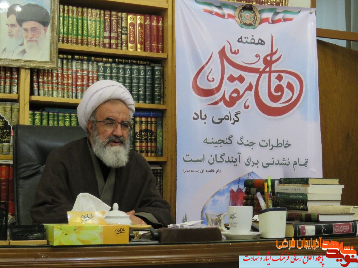 عزت و امنیت کشور درنتیجه فداکاری شهدا و ایثارگران است