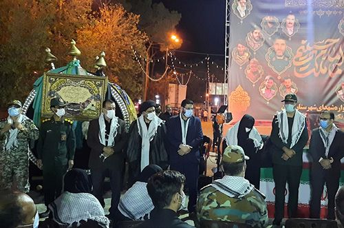 رمز پیروزی توکل بر خدا و شهدا است
