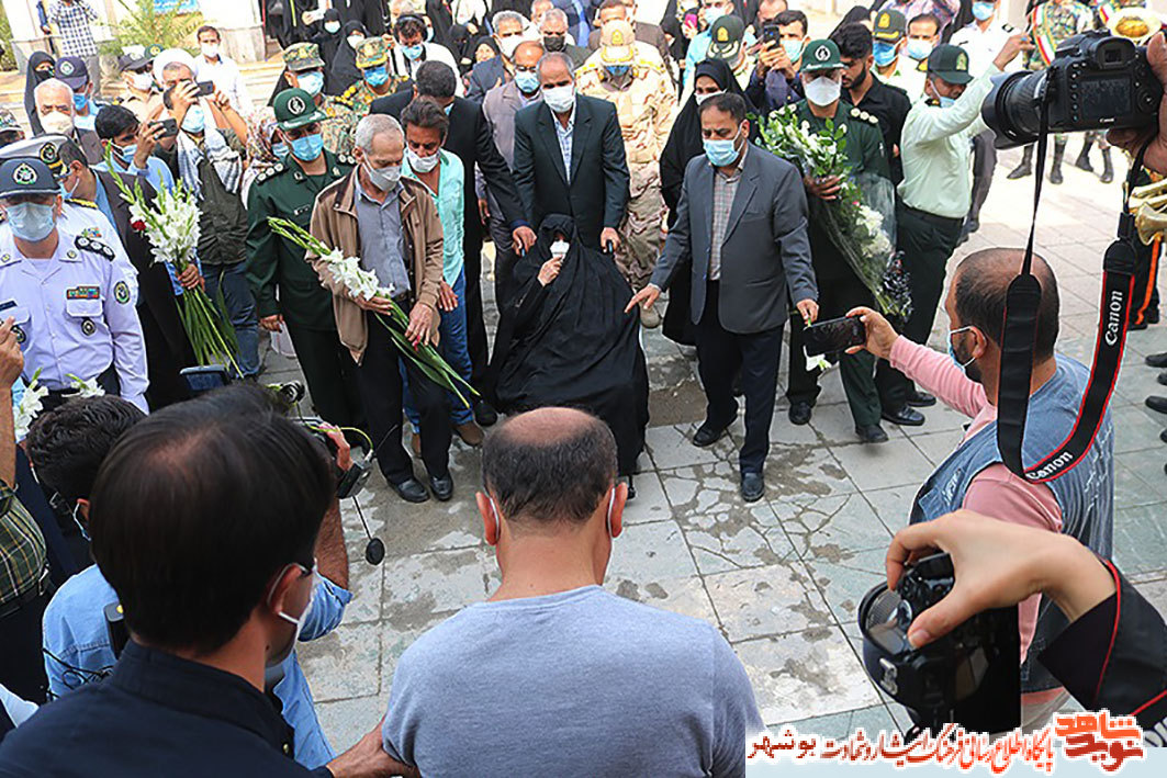 استقبال از خانواده شهید رستم علی بابایی در دیار آب و آفتاب