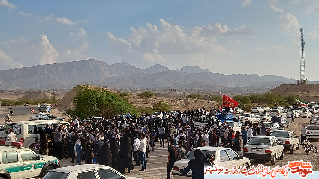 استقبال از خانواده شهید رستم علی بابایی در دیار آب و آفتاب