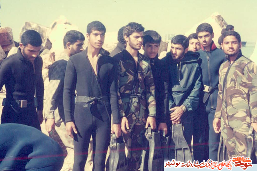 تصاویر کمتر دیده شده از رزمندگان غواص بوشهری