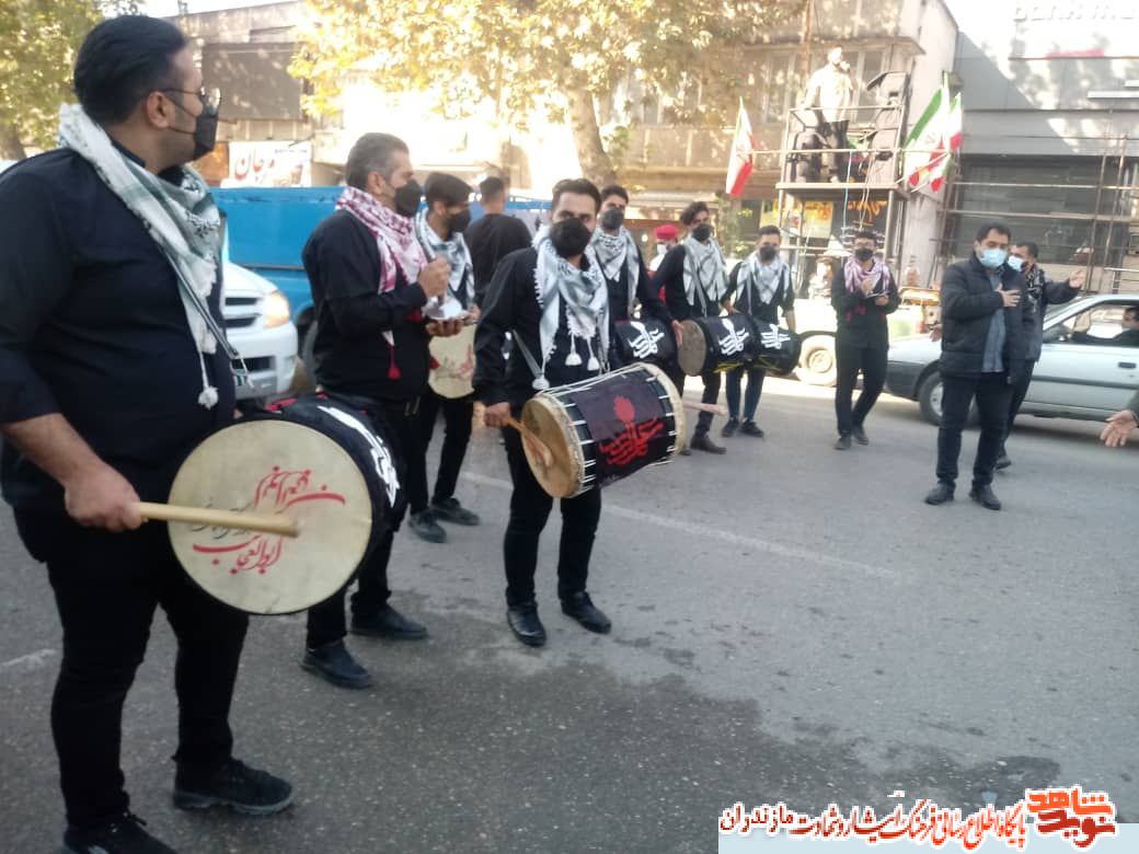 گزارش تصويرى|برگزاری مراسم استقبال از خانواده شهید والا مقام محسن اسماعیلی در قائم شهر مازندران