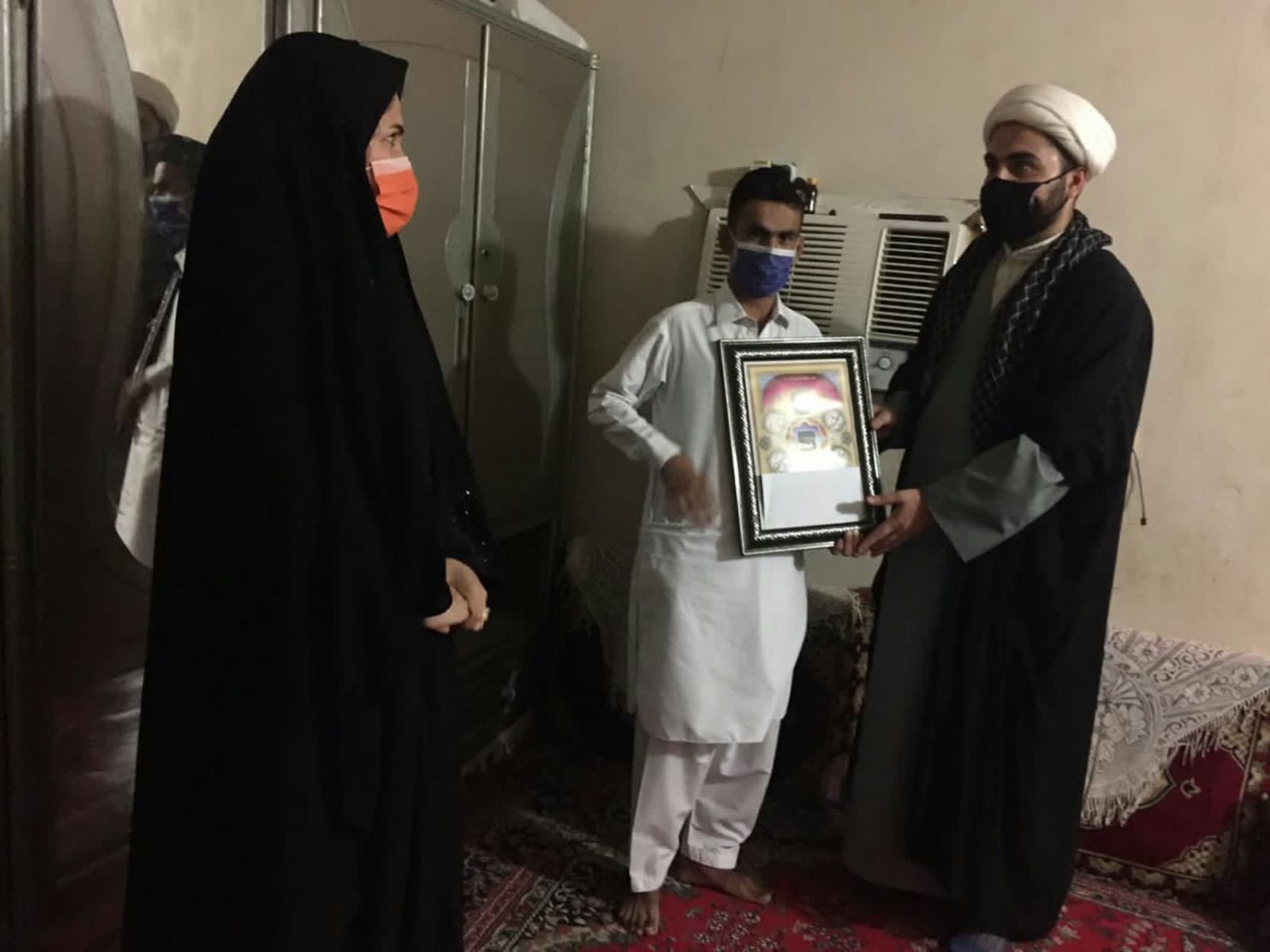 دیدار با خانواده شهید رحیم بخش باور در چابهار