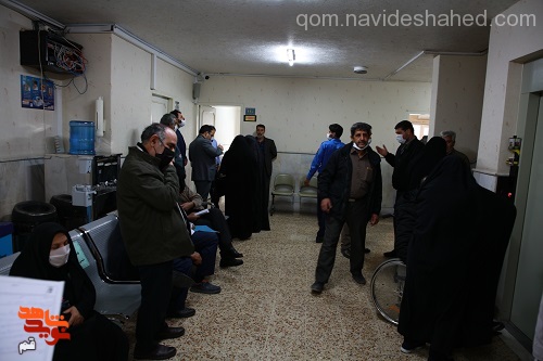 حضور معاونان و مدیران بنیاد شهید و امور ایثارگران در میز خدمت استان قم