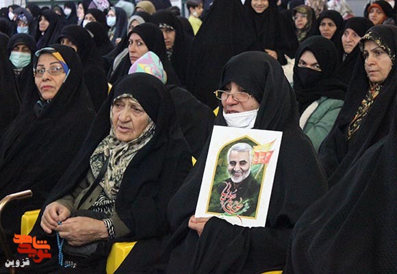 برگزاری یادواره شهید حاج قاسم سلیمانی در قزوین از دریچه دوربین