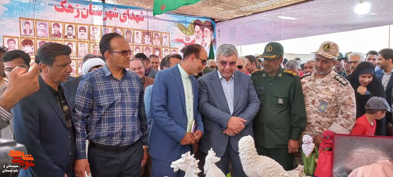 جشنواره طلایه داران شکوه ایران، مرزداران تنگه احد در شهرستان زهک افتتاح شد