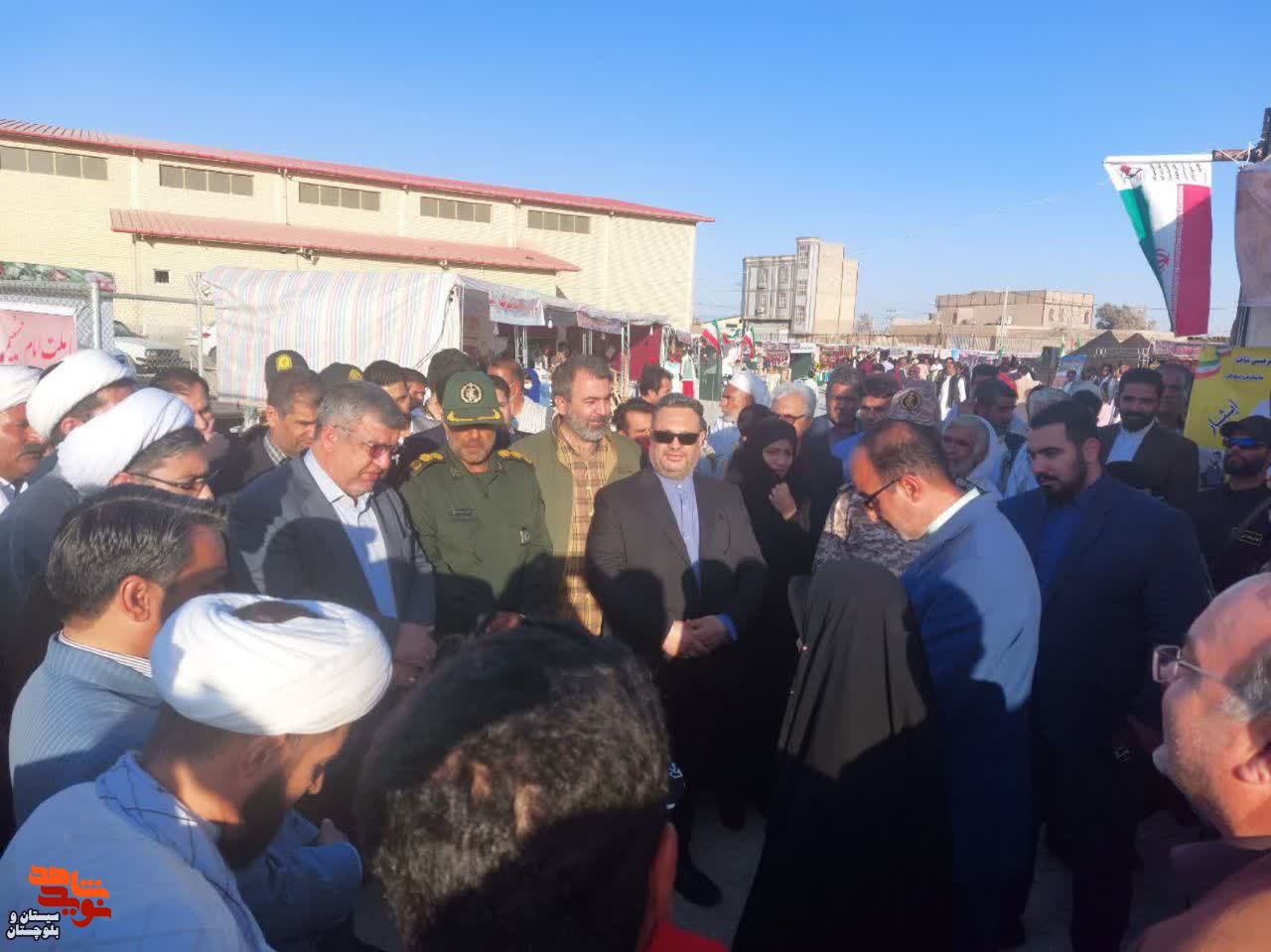 جشنواره طلایه داران شکوه ایران، مرزداران تنگه احد در شهرستان زهک افتتاح شد
