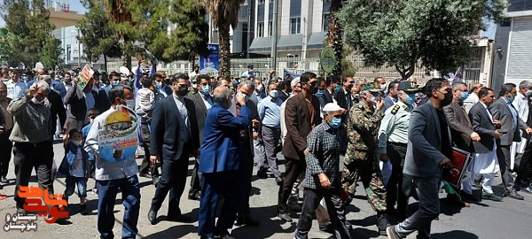 حضور پرشور مردم شهید پرور استان سیستان و بلوچستان در روز جهانی قدس