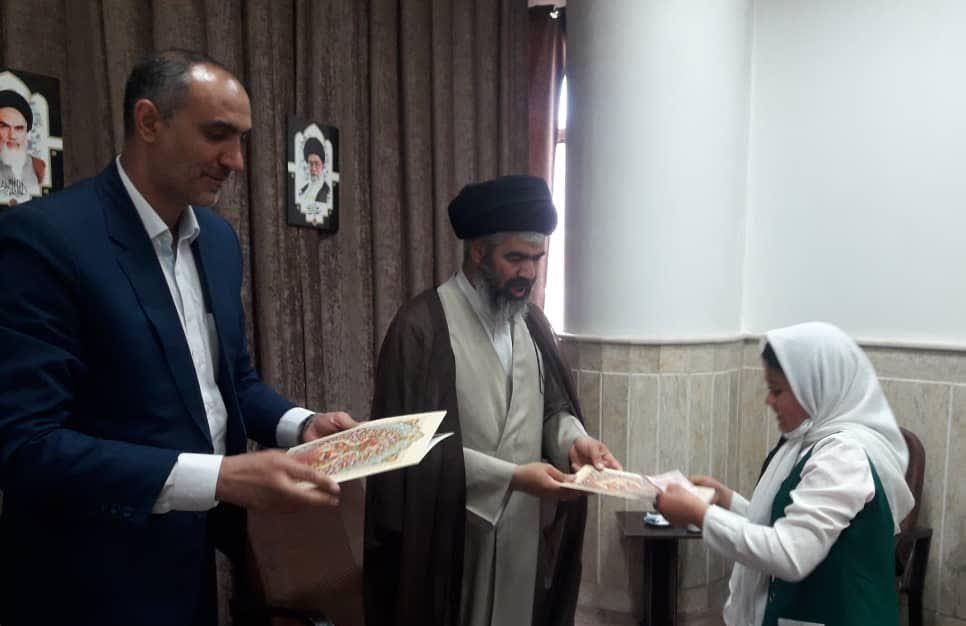دختران شهید مدافع حرم شهرستان نظرآباد