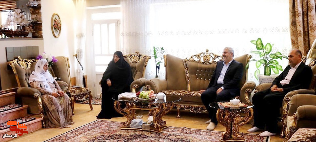 دیدار و تجلیل از خانواده‌های شاهد و ایثارگر در سنندج و مریوان