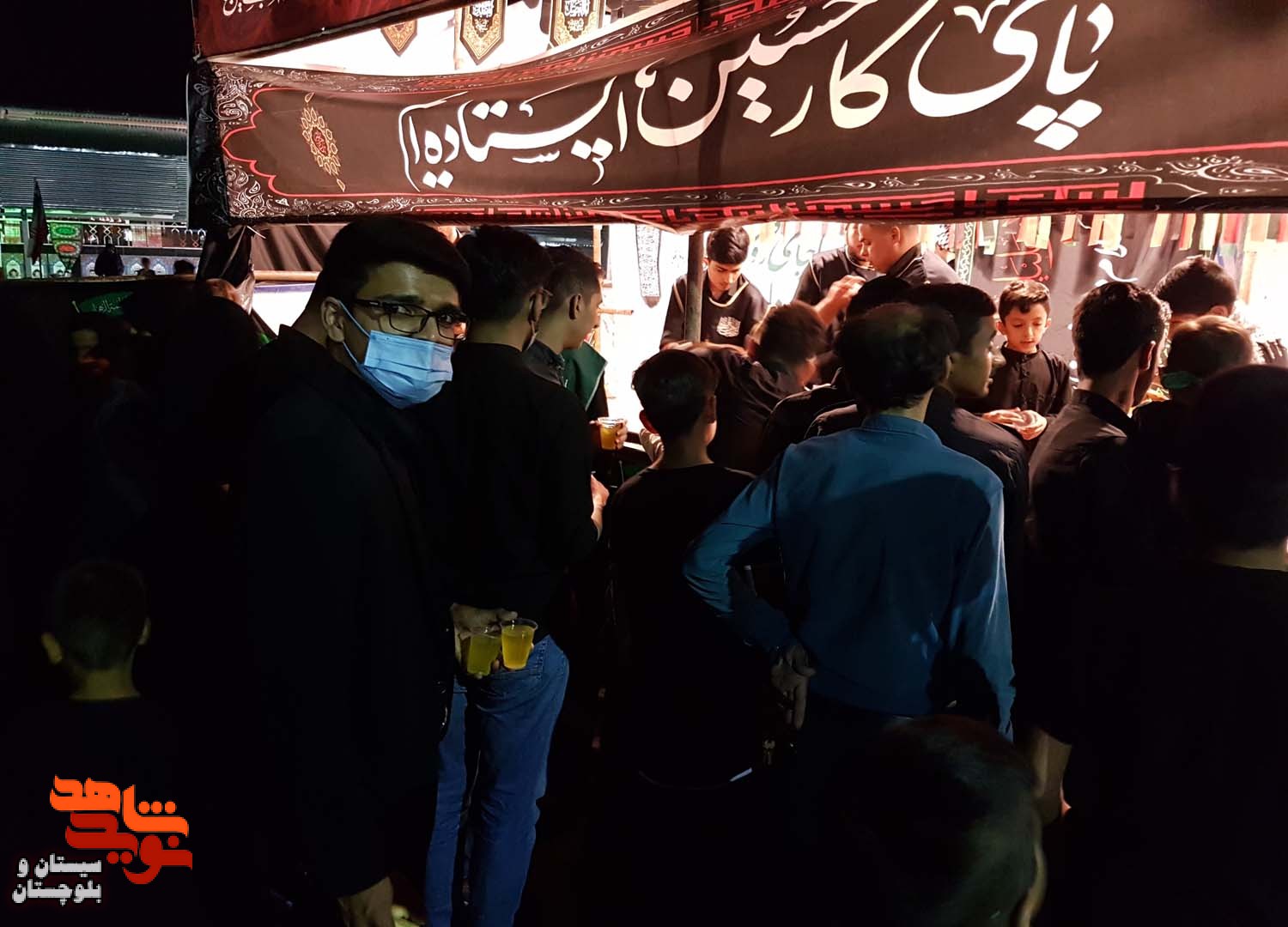 برگزاری مراسم عزاداری محرم در گلزار شهدای زاهدان
