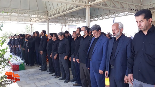 شهید «سبزعلی اکبری» به خاک سپرده شد