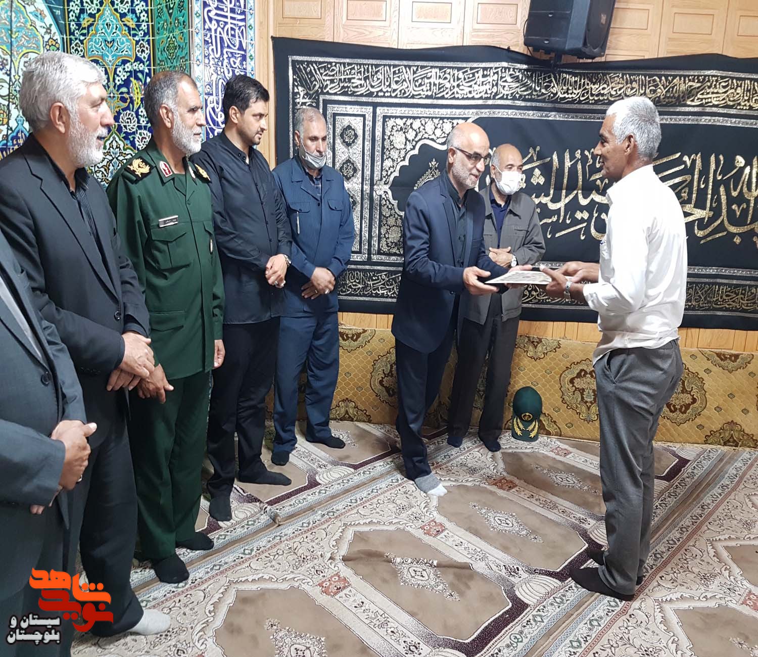 مراسم تجلیل از آزادگان فاقد شغل در شهرستان زاهدان انجام شد