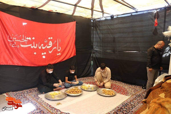 گزارش تصویری| خدمات رسانی به زائران حسینی در همدان ۱