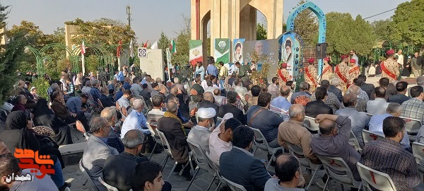 گزارش تصویری| مراسم سالگرد شهادت حاج حسین همدانی
